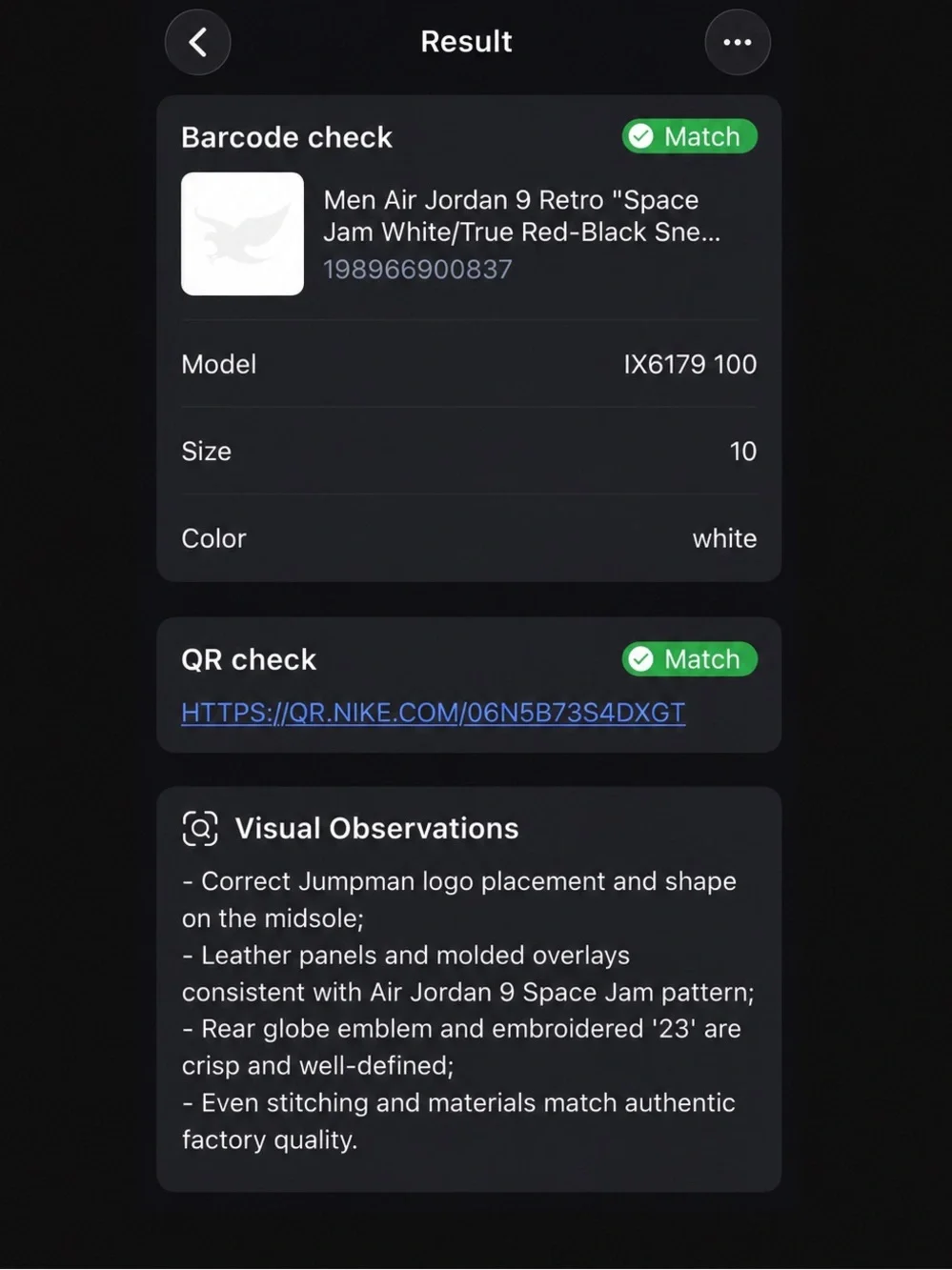 Jordan Retro 9 (30th anniversary) Spaces Jam